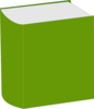 Green Book Clip Art