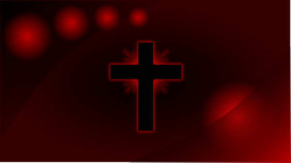 christian cross wallpaper. Red Glowing Cross Wallpaper