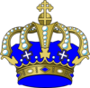 Blue Crown Clip Art