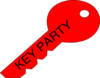 Key Party Clip Art