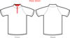 Polo Shirt White With Zipper Clip Art