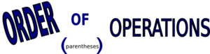 Order Of Operations Clip Art