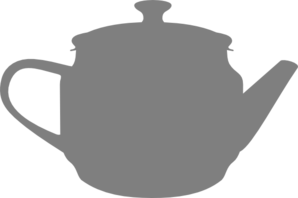 Gray Teapot Clip Art