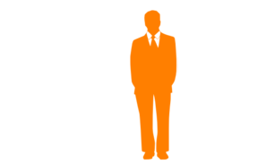 Man In Orange Clip Art