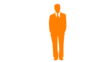 Man In Orange Clip Art