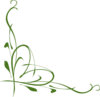 Green Corner Vine Clip Art