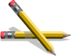 Yellow Pencils Clip Art