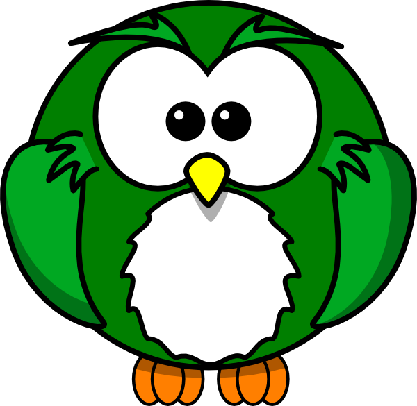 green owl clip art - photo #10