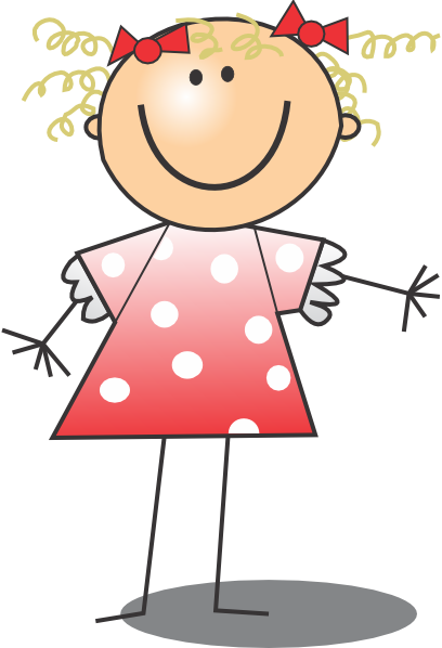 clip art girl getting dressed - photo #12