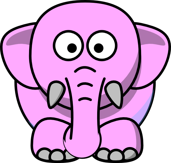 Cartoon Elephant Clip Art at Clker.com - vector clip art ...