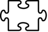 White Puzzle Clip Art