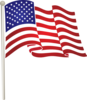 Waving Us Flag Clip Art