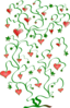 Tree Of Hearts With Leaves Of Stars Clip Art