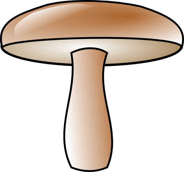 sliced mushroom clip art - photo #15