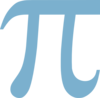 Blue Pi Clip Art