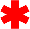 Red Star Of Life Clip Art