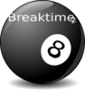 Breaktime Logo 8ball Clip Art