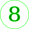 Number 8 Pinoy Clip Art