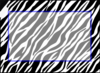 Zebra Poster Background Clip Art