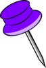 Pin Purple Clip Art
