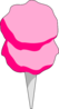 Pink Cotton Candy Clip Art