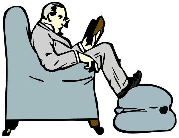 clipart man reading - photo #7