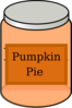 Pumpkin Pie Jar Clip Art