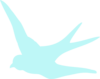 Blue Swallow Clip Art