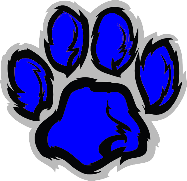 tiger paw print clip art - photo #37