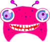 Pink Alien Clip Art