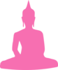 Pink Buddha 4 Clip Art