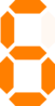 Orange Six Clip Art