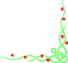 Green Red Vine Clip Art