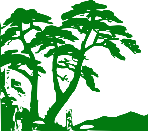 green trees clipart - photo #19