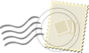 Blank Postal Stamp Clip Art