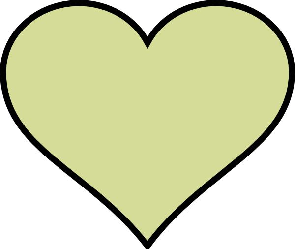 clipart green heart - photo #47