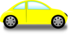 Yellow Car Clip Art