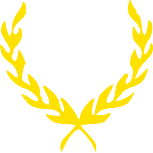 Greek Vines Golden Yellow Clip Art
