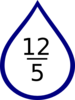 Number Rain Drop Clip Art