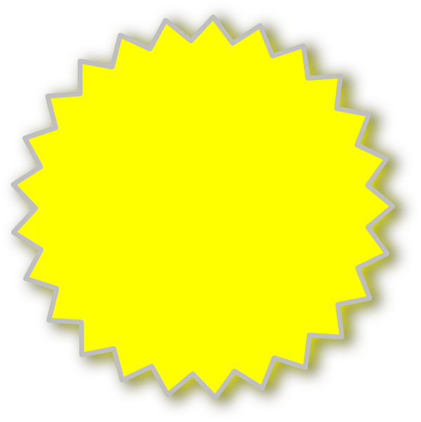 yellow star border clip art - photo #50