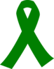 Green Cancer Ribbon Clip Art
