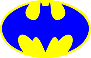 Blue Batman Logo Clip Art