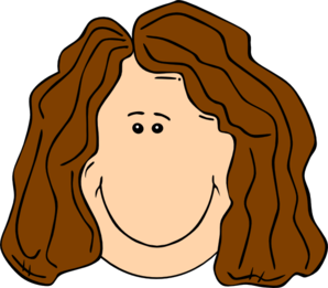 Smiling Brown Hair Lady Clip Art At Clker Vector Smiling Brown Hair Lady Clip Art