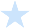 Light Blue Star Clip Art