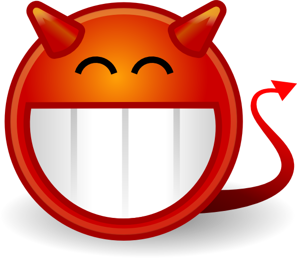 funny devil clipart - photo #8