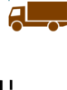 Brown Lorry Clip Art