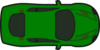 Red Car - Top View Clip Art