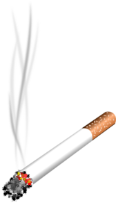Lit Cigaretter Clip Art