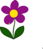 Purpleflower Clip Art