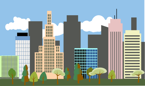 city view clipart - photo #4